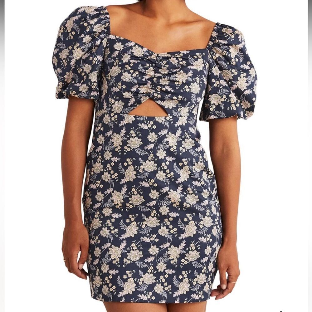 Boden Floral Mini Dress
